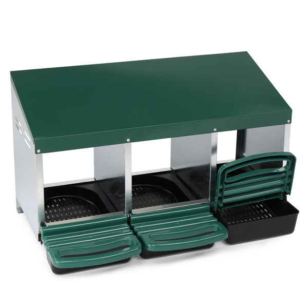 3-Compartment Chicken Feeding Trough