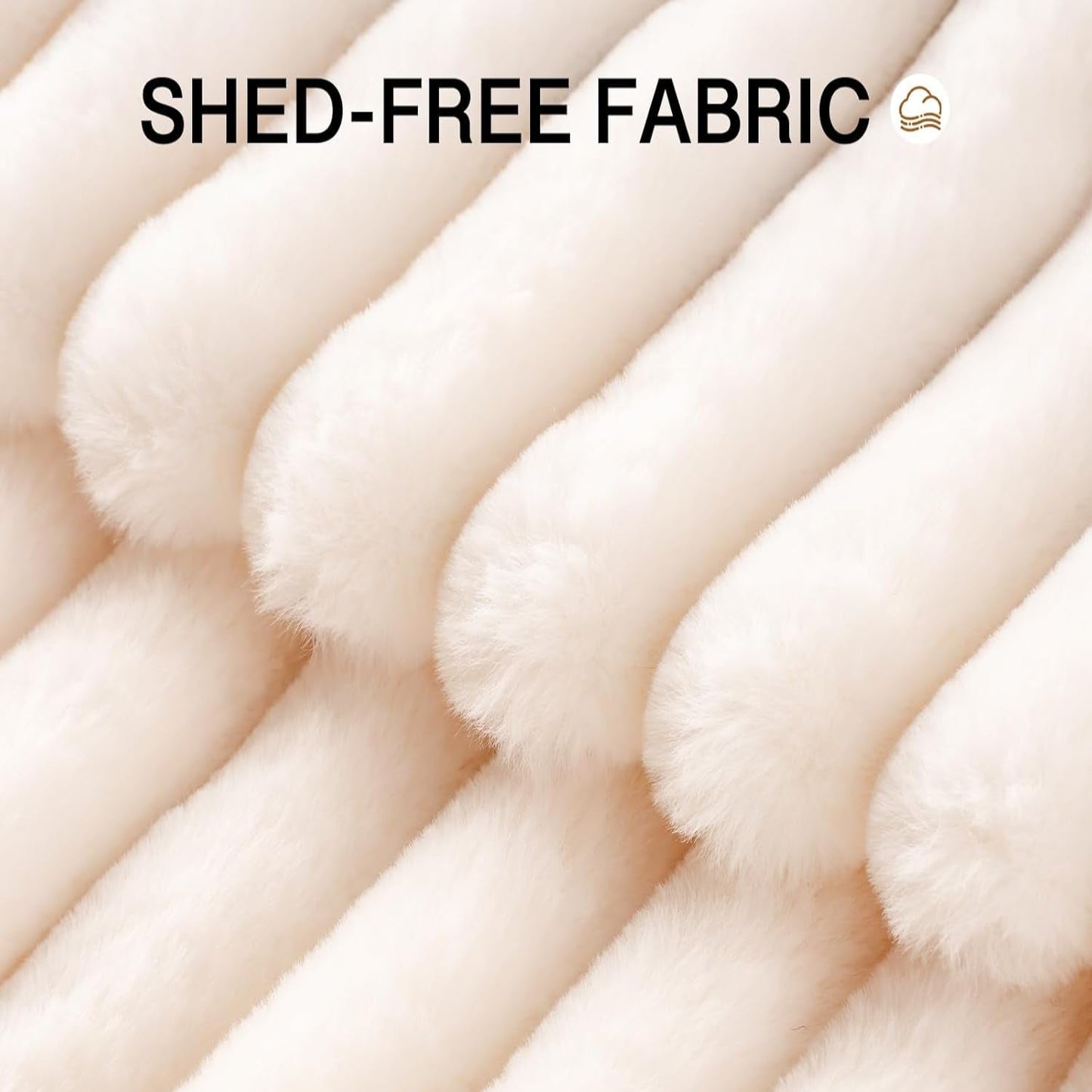 MEWOOFUN Calming Round Fluffy Dog Bed for Small Pets - Luxurious Non-Slip, Washable Design, 25x25x7 Inch in Cream