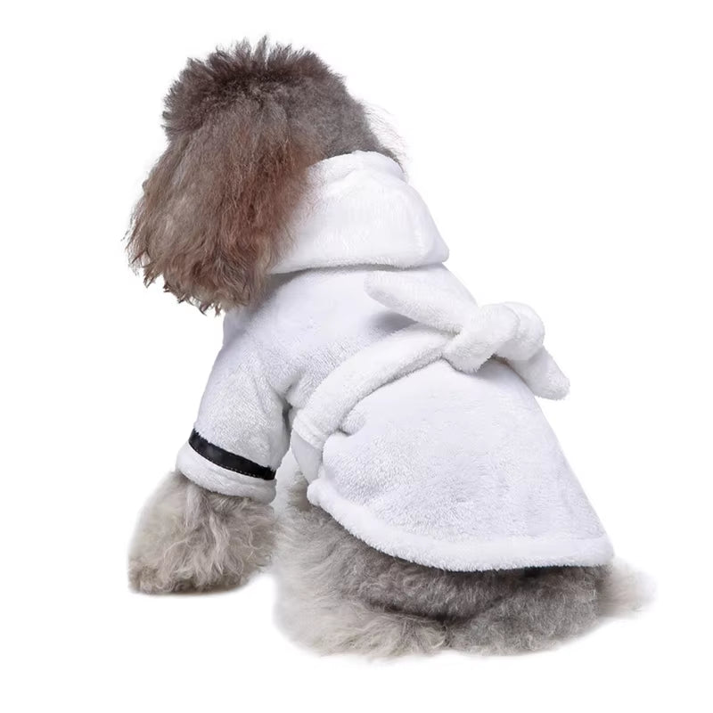 Luxurious Soft Bathrobe and Pajamas for Dogs and Cats - Premium Drying Towel and Sleepwear Essentials