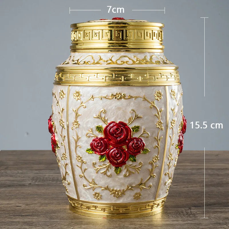 Metal Cremation Urns for Human and Pet Ashes, Memorial Keepsake Boxes, Small Animal Funeral Urns