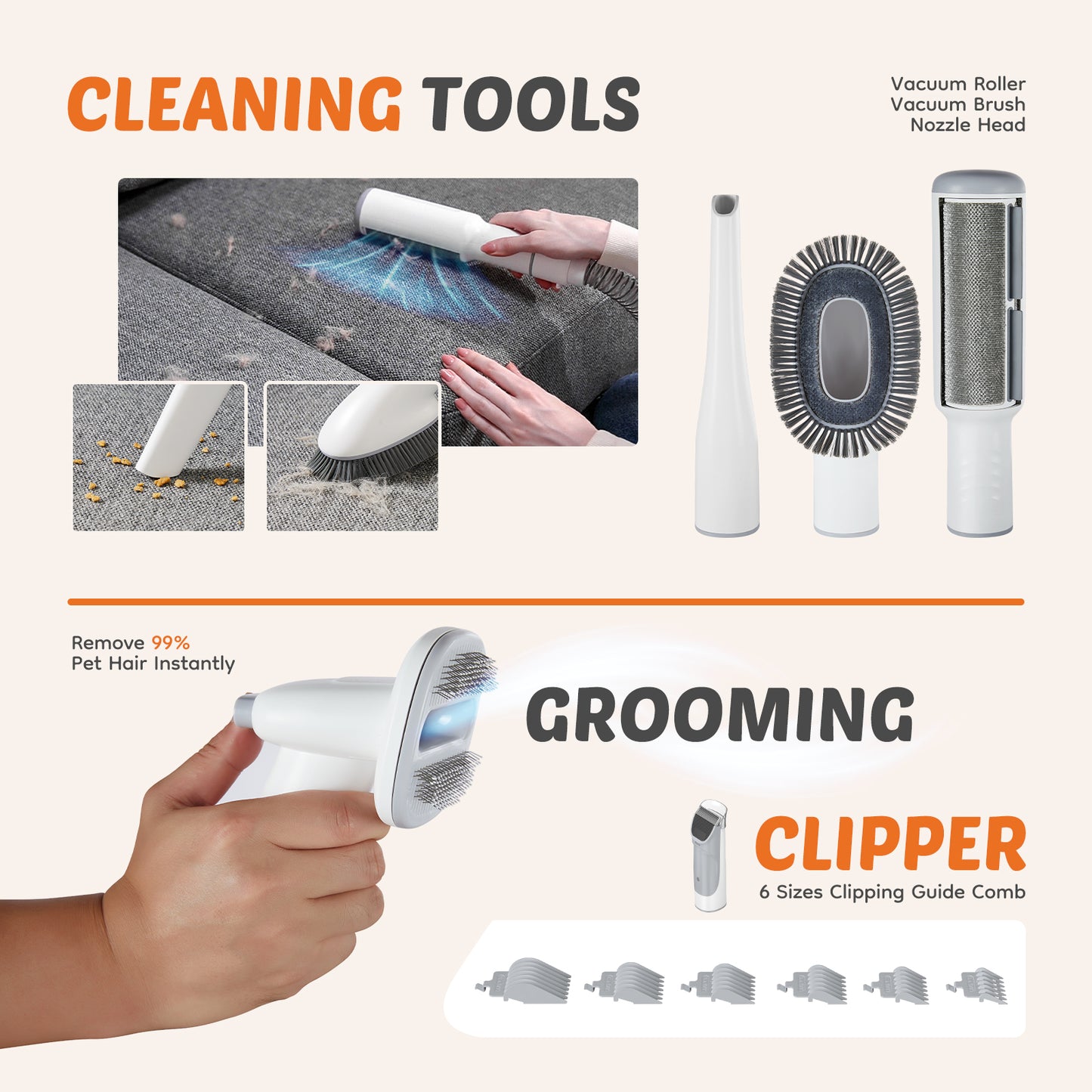 Silent Pet Grooming Clipper