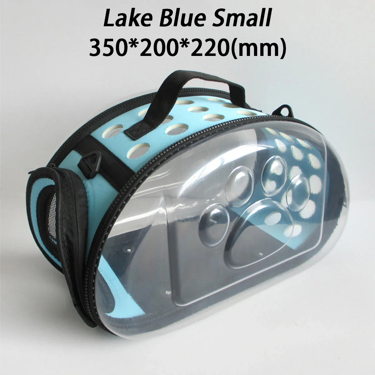 Premium Pet Shoulder Carrier for Cats and Dogs - Breathable Travel Handbag with Transparent Capsule Design and Convenient Shoulder Strap