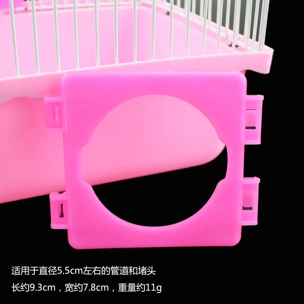 8-Piece Transparent Hamster Tunnel Toy Set for Pet Enrichment and Training Activities