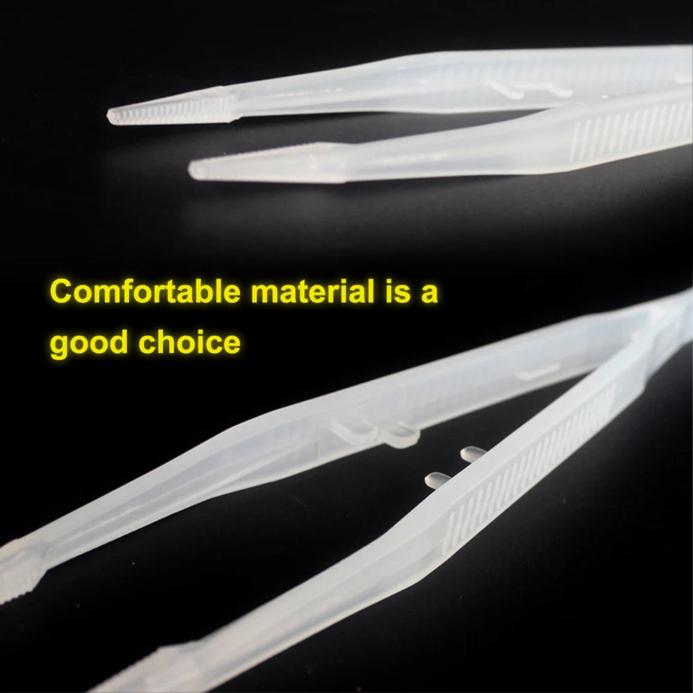 Noctilucent Tweezers for Reptile Care - Durable, Rust-Resistant Feeding and Cleaning Tools for Lizards, Geckos, Turtles, Snakes, and Spiders