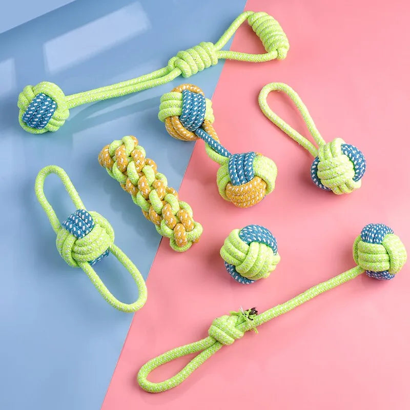 Durable Interactive Chewing Toy for Puppies - Joint Toy for Engaging Playtime and Dental Health GWJ08
