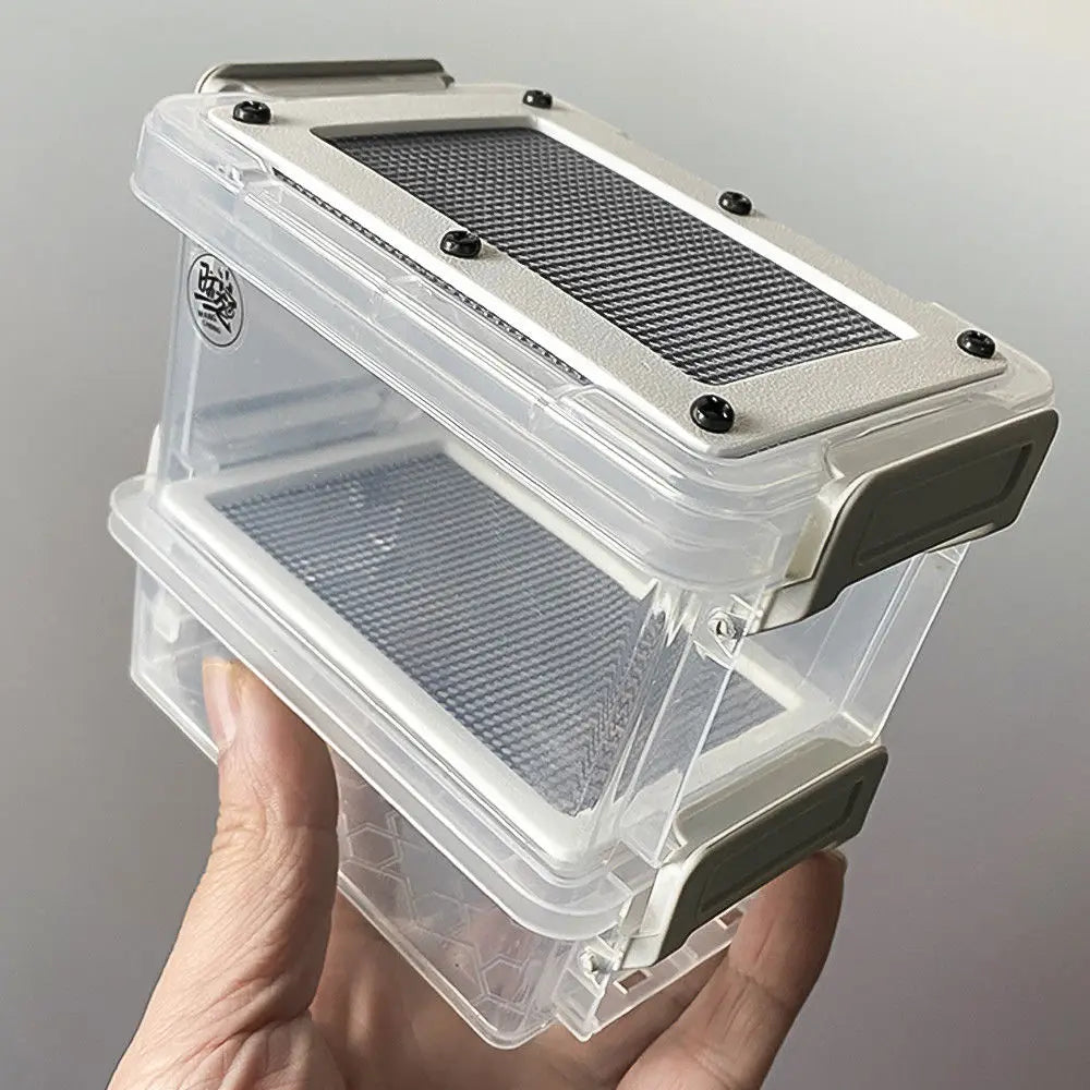 Premium Live Food Storage Container for Reptiles - Perfect for Mealworms, Crickets, Dubia Cockroaches, and Super Worms
