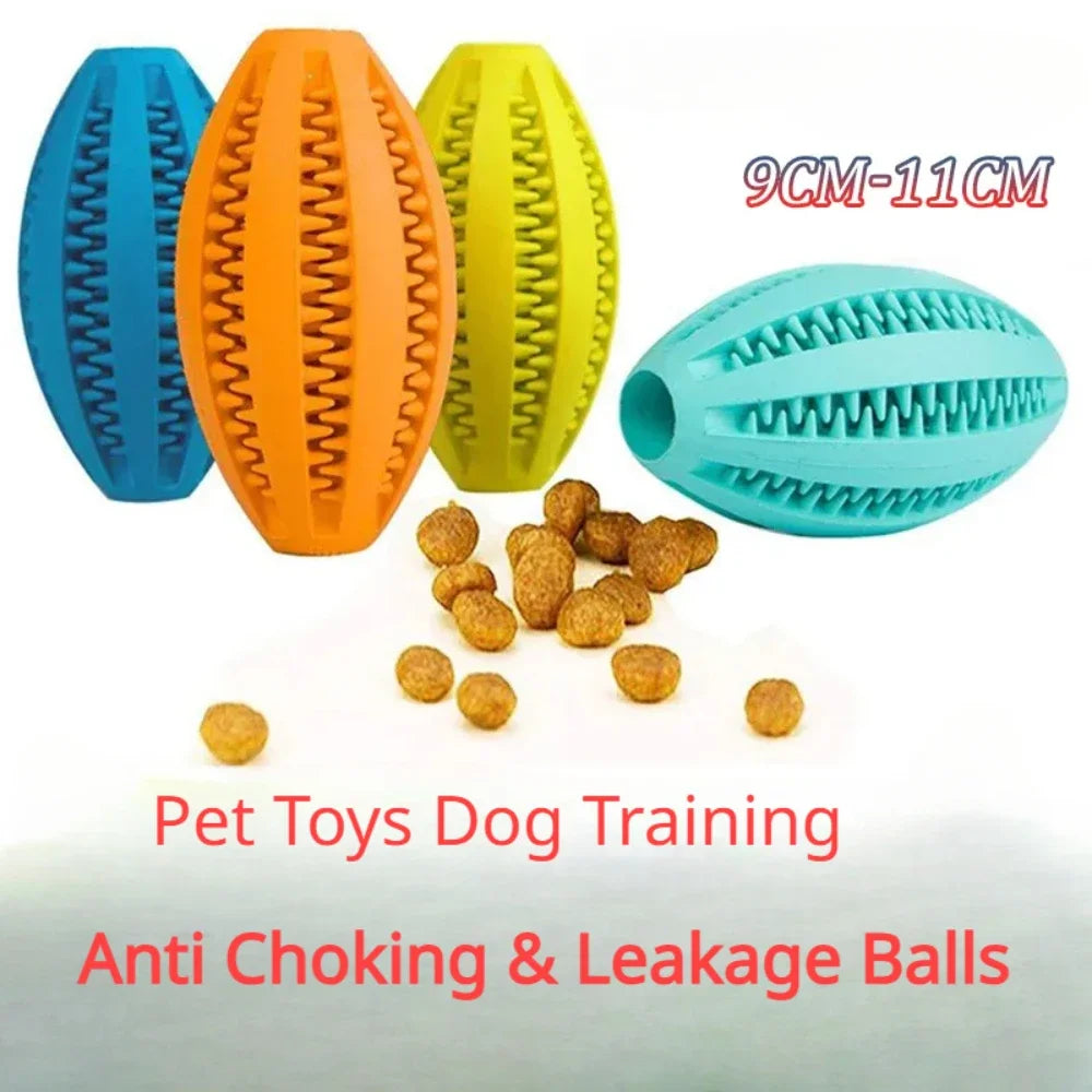Pet Molar Watermelon Ball - Durable Silicone Chew Toy for Dogs with Tooth Cleaning and Food Dispensing Features