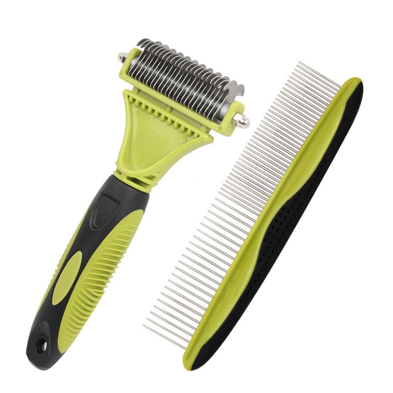 Professional Pet Grooming Comb Set for Efficient Detangling and Knot Elimination