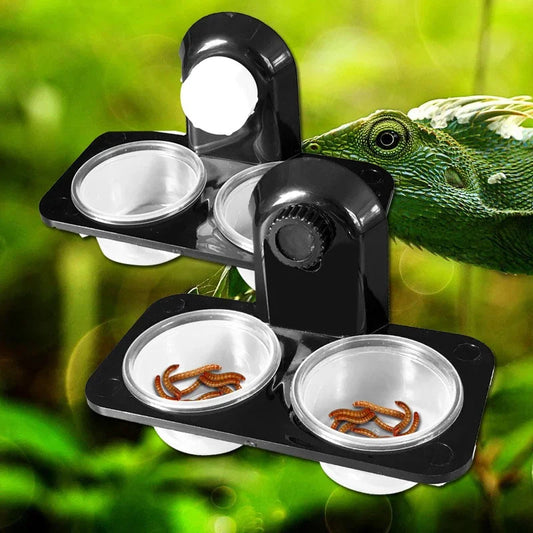 Reptile Terrarium Breeding Bowl - Ideal Feeding and Water Container for Spiders, Ants, Geckos, and Snakes