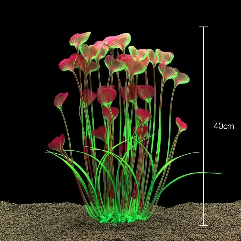 Artificial Aquatic Plant Decoration for Aquariums - Underwater Grass Accessories for Fish Tanks and Home Decor