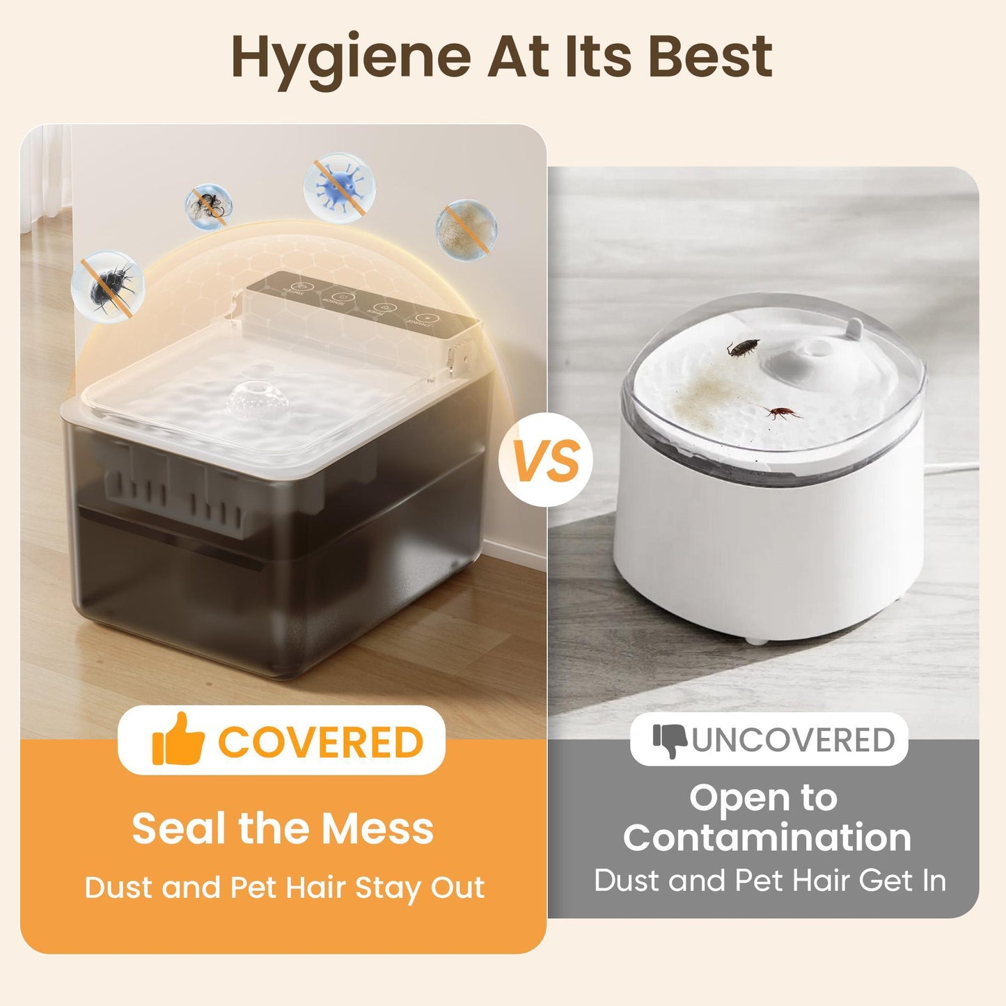 Automatic Pet Fountain Dog Water Dispenser Automatic Sensing Function