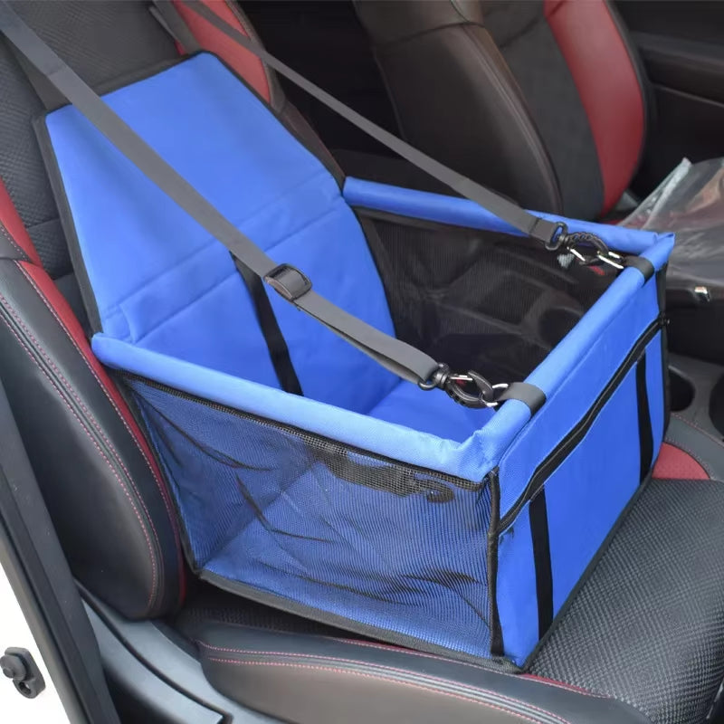 Double-Thick Waterproof Travel Accessories Mesh Hanging Bags for Pets - Foldable Dog Mat and Safety Car Seat Bag