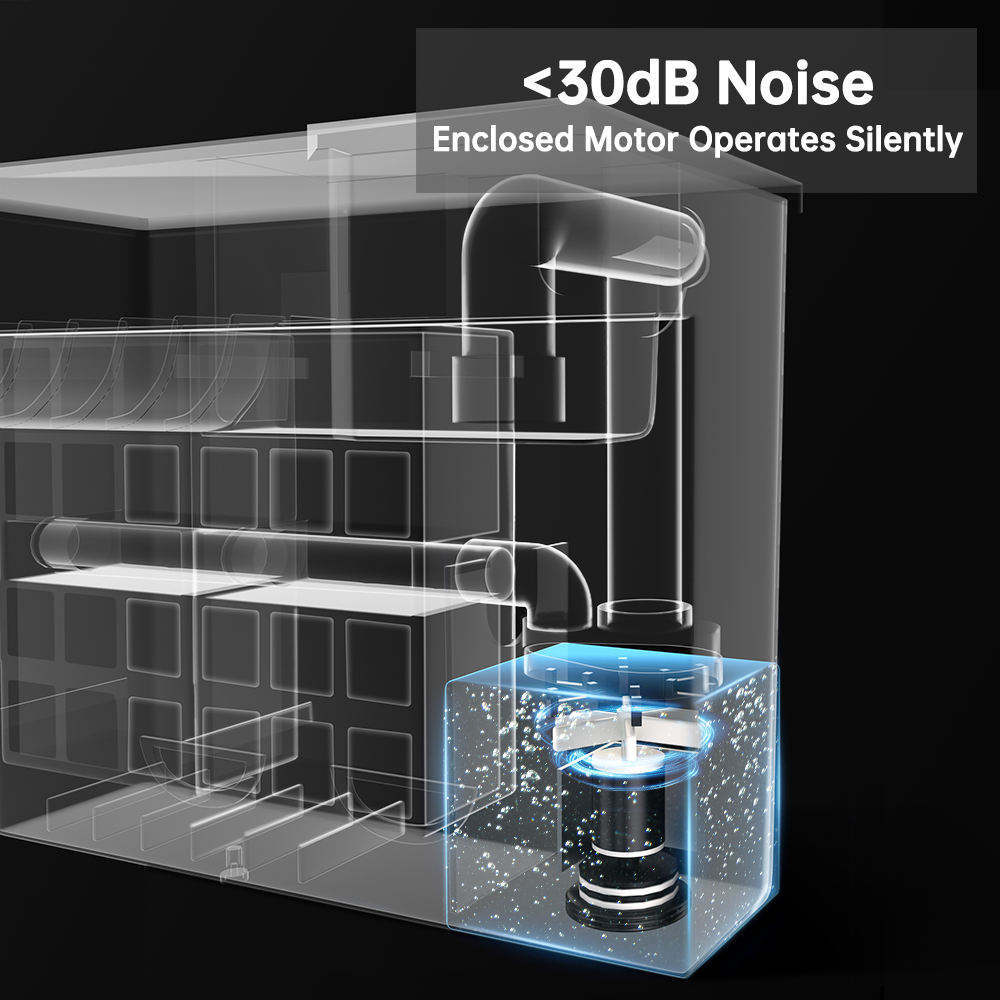 Aquarium Accessories External Filter Fish Tank Silent Hanging Filter