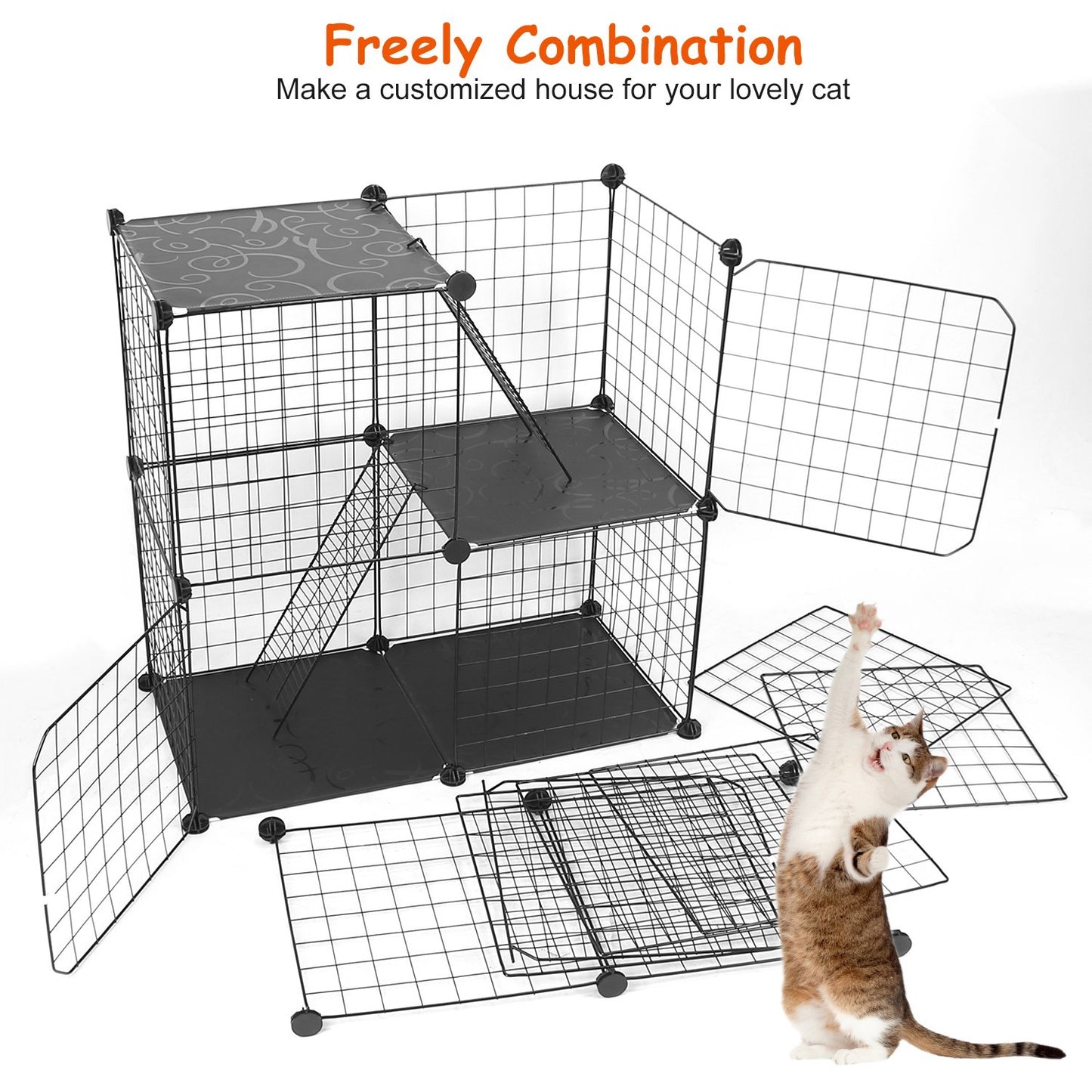 3 Tier Cat Playpen Metal Cage