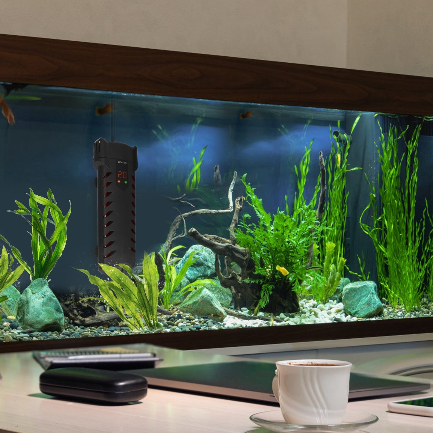 500W Submersible Aquarium Adjustable Temperature Fish Tank Heater & Thermostat