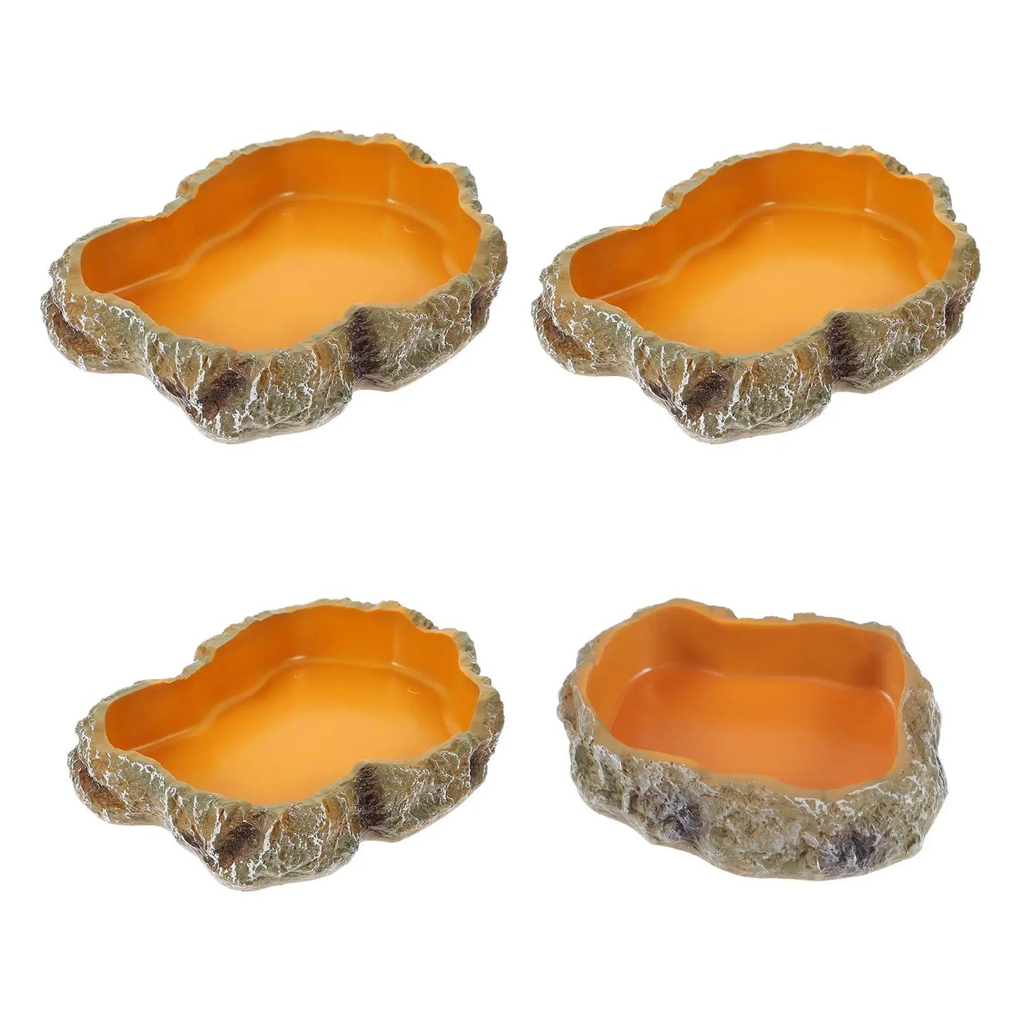 Premium Reptile Water and Feeding Bowl for Terrariums - Ideal for Frogs, Chameleons, Tortoises, Bearded Dragons, and Turtles
