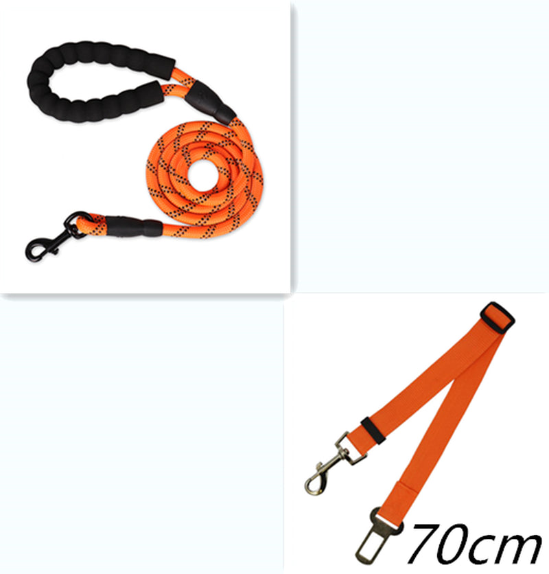 Reflective Nylon Dog Leash Suitable for All Breeds - Perfect for Walking and Training