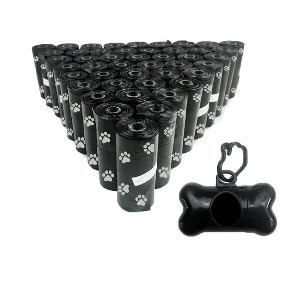 Premium Pet Waste Disposal Bags - Available in Solid Colors and Prints for Convenient Dog Walking and Home Use