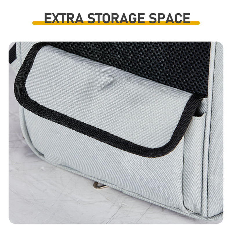 Premium Expandable Pet Carrier Backpack for Cats and Dogs, Breathable Mesh Travel Solution for Small Pets up to 26 lbs