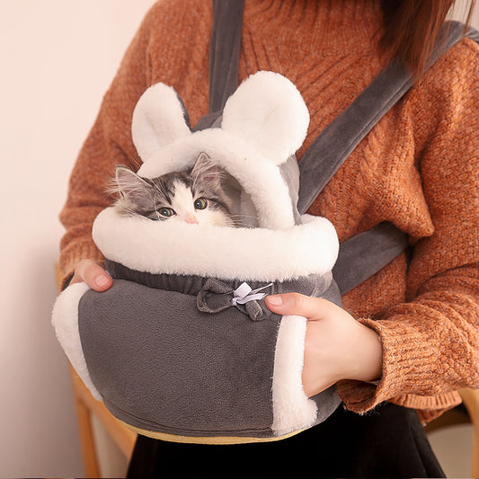 Elegant Cat Backpack for Indoor and Outdoor Use