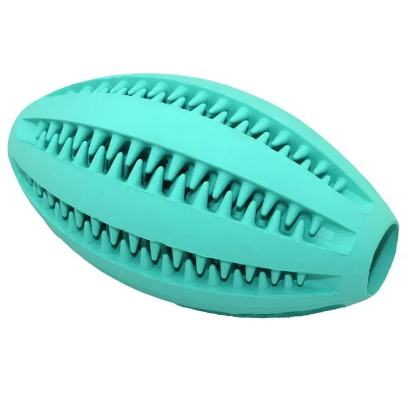 Pet Molar Watermelon Ball - Durable Silicone Chew Toy for Dogs with Tooth Cleaning and Food Dispensing Features