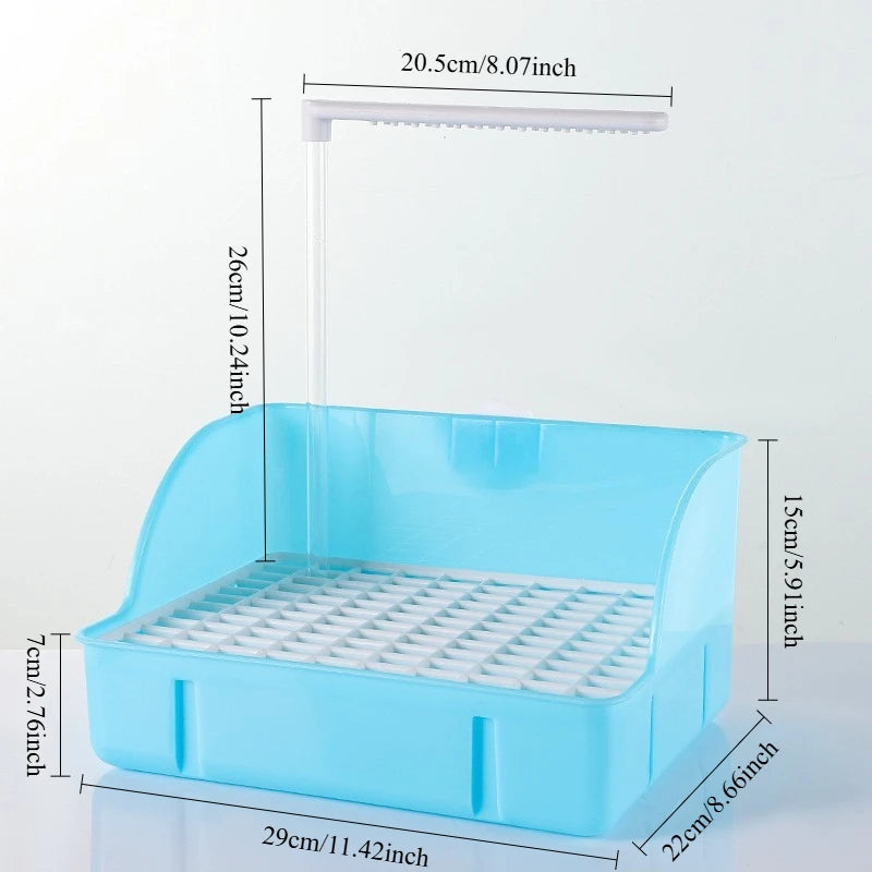 Electric Bathing Basin with Automatic Water Circulation for Budgerigars, Cockatiels, and Sun Conures