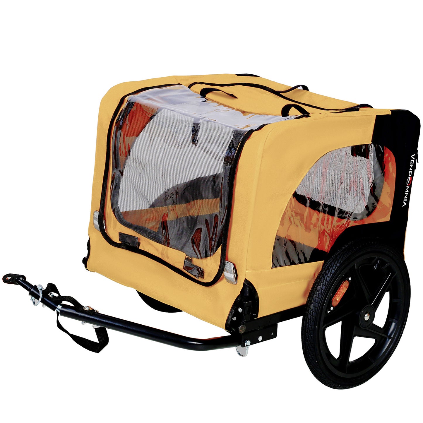 Outdoor Heavy Duty Foldable Practical Pet Stroller  With Bicycle Tow