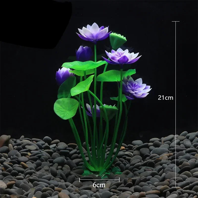 Artificial Aquatic Plant Decoration for Aquariums - Underwater Grass Accessories for Fish Tanks and Home Decor