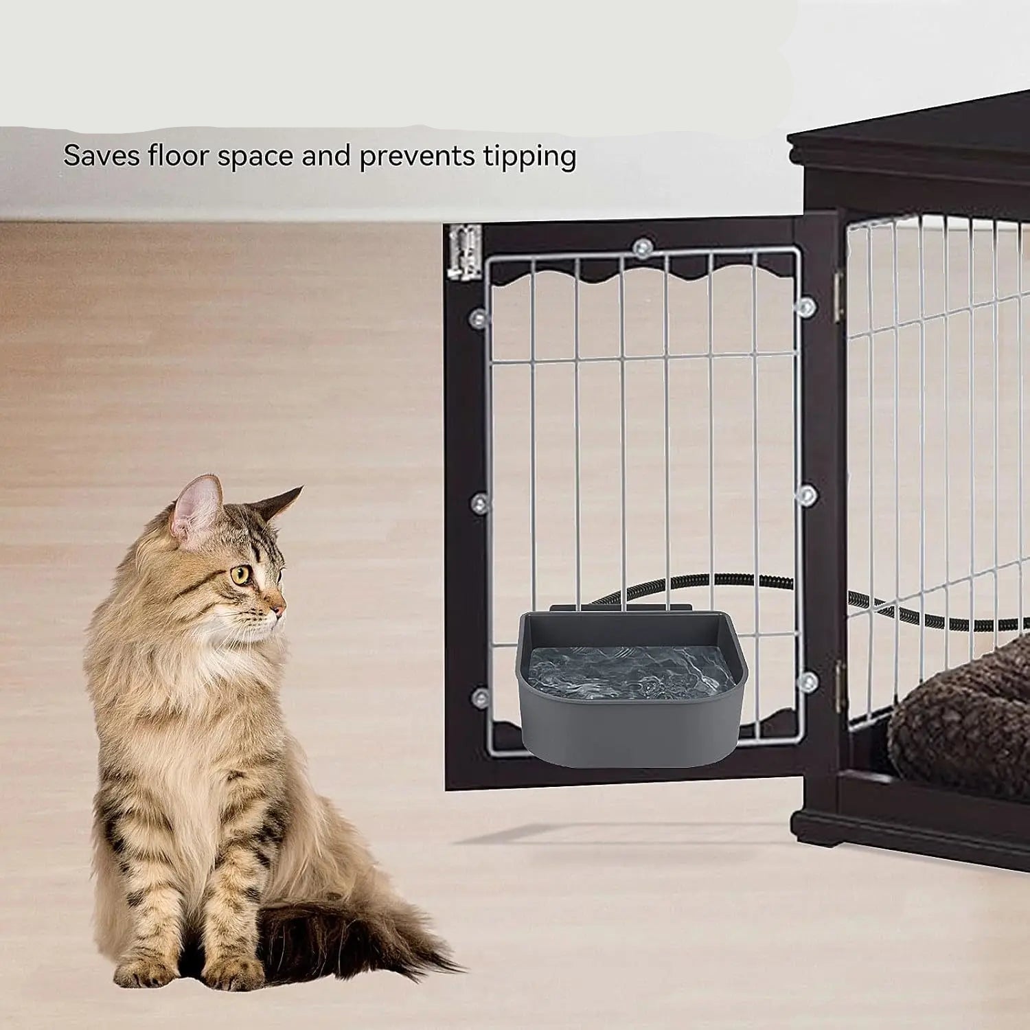 1L Heated Pet Bowl for Cats, Rabbits, and Birds - Versatile Indoor/Outdoor Ice-Free Water Solution for Dogs and Poultry