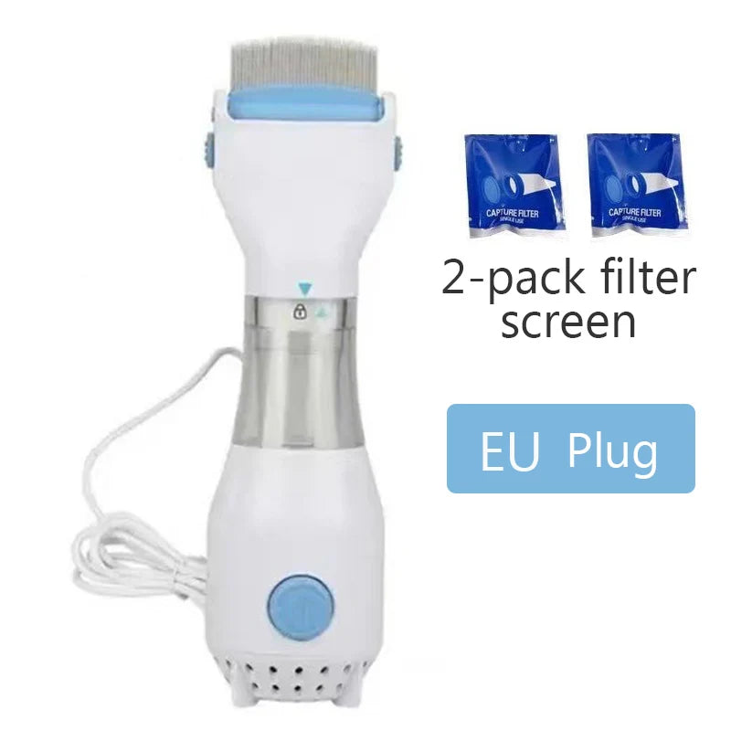 Electric Pet Lice and Flea Removal Comb: 3-in-1 Physical Brush for Cat and Dog Grooming | Chemical-Free and Versatile Solution