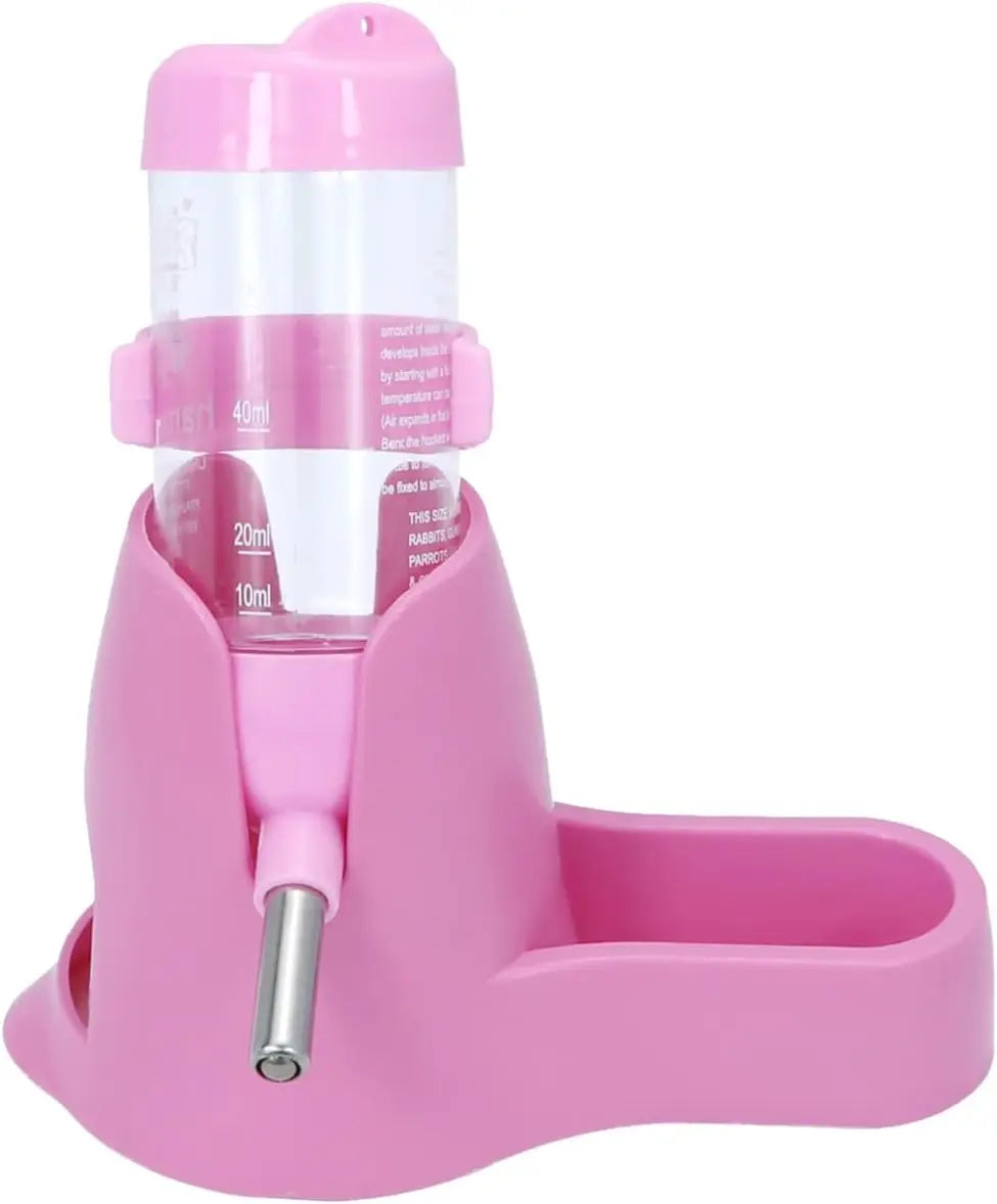 3-in-1 Hanging Water Dispenser for Small Pets - 80ml Capacity for Dwarf Hamsters, Mice, Rats, and Hedgehogs