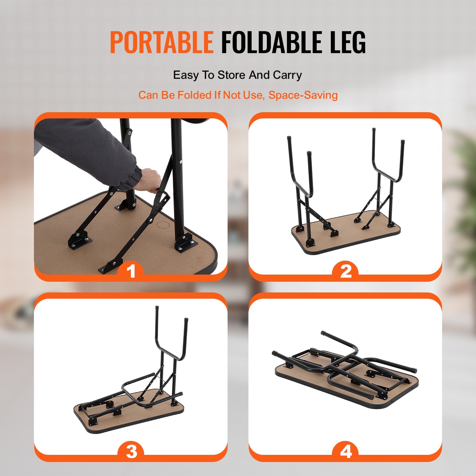 VEVOR Professional Pet Grooming Table with Adjustable Arm and Clamp, 32" x 18" Foldable Station for Medium and Small Dogs, Includes No-Sit Haunch Holder and Grooming Loop, Supports Up to 220 lbs
