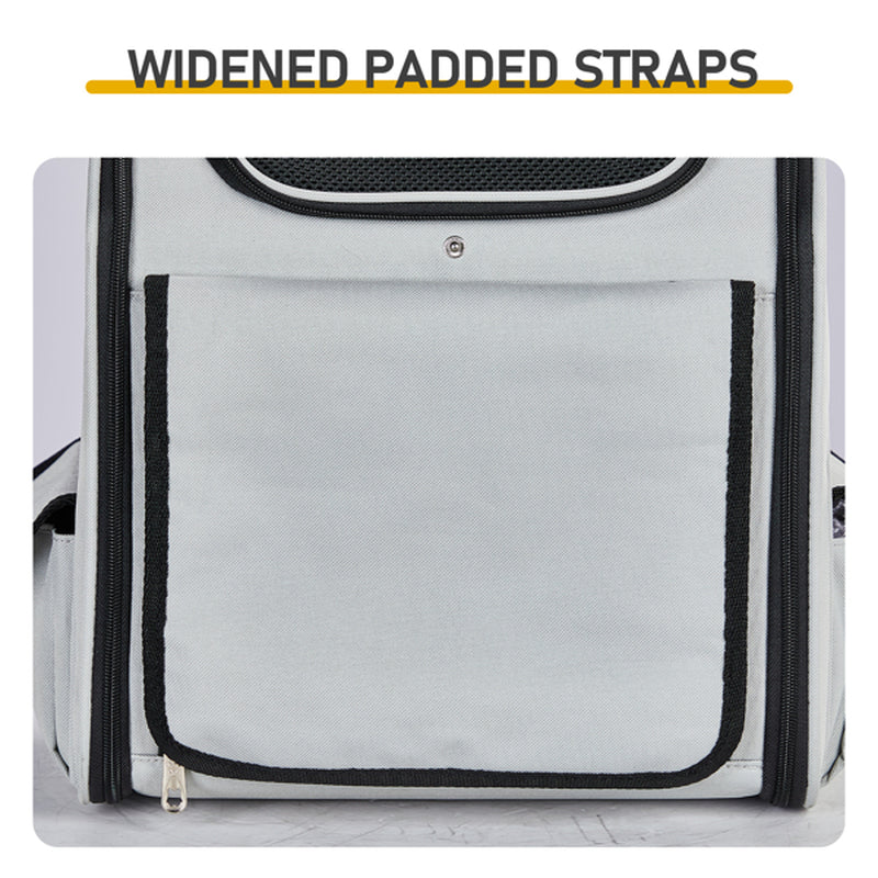 Premium Expandable Pet Carrier Backpack for Cats and Dogs, Breathable Mesh Travel Solution for Small Pets up to 26 lbs