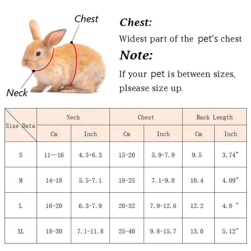Breathable Mesh Harness and Leash Set for Small Pets - Suitable for Ferrets, Rabbits, and Hamsters - Summer Walking Accessories