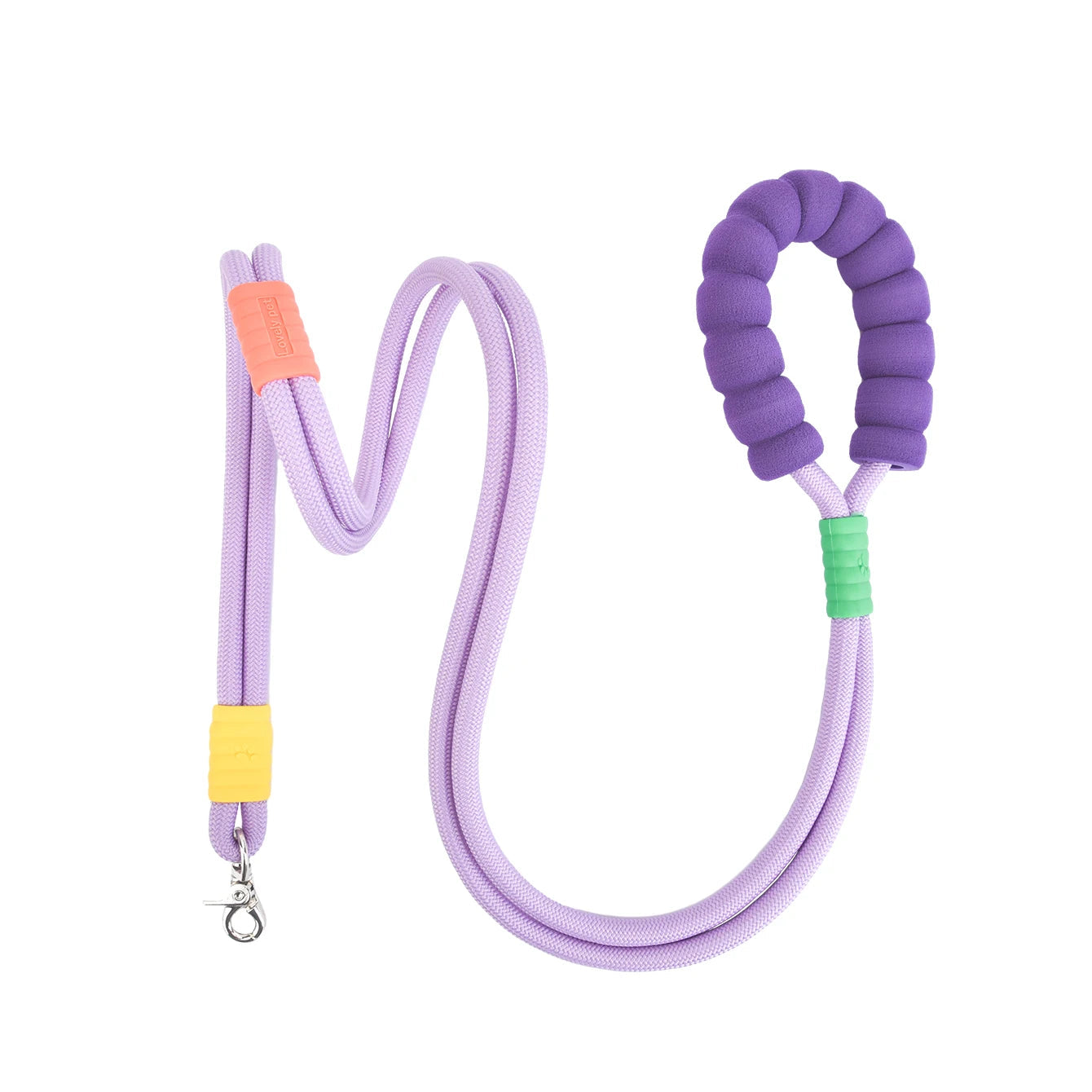 59-Inch Versatile Pet Dog Crossbody Leash with Durable Nylon Rope and Ergonomic PVC Foam Handle