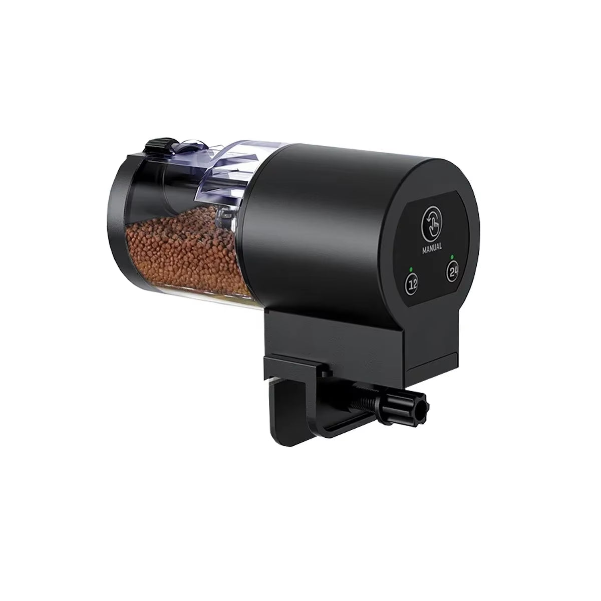 Automatic Aquarium Fish Feeder with 100ml Capacity - Easy Setup and Battery Operated