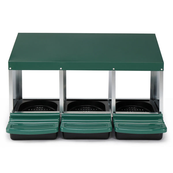 3-Compartment Chicken Feeding Trough