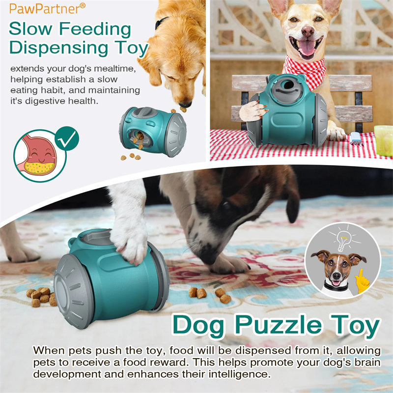 Interactive Dog Tumbler Toy - IQ-Enhancing Slow Feeder for Small to Medium Dogs and Cats, Perfect for Training and Balance Exercises