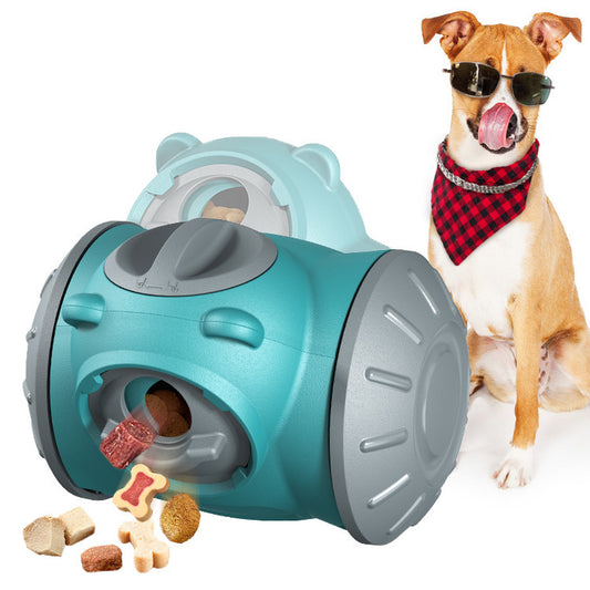 Interactive Dog Tumbler Toy - IQ-Enhancing Slow Feeder for Small to Medium Dogs and Cats, Perfect for Training and Balance Exercises
