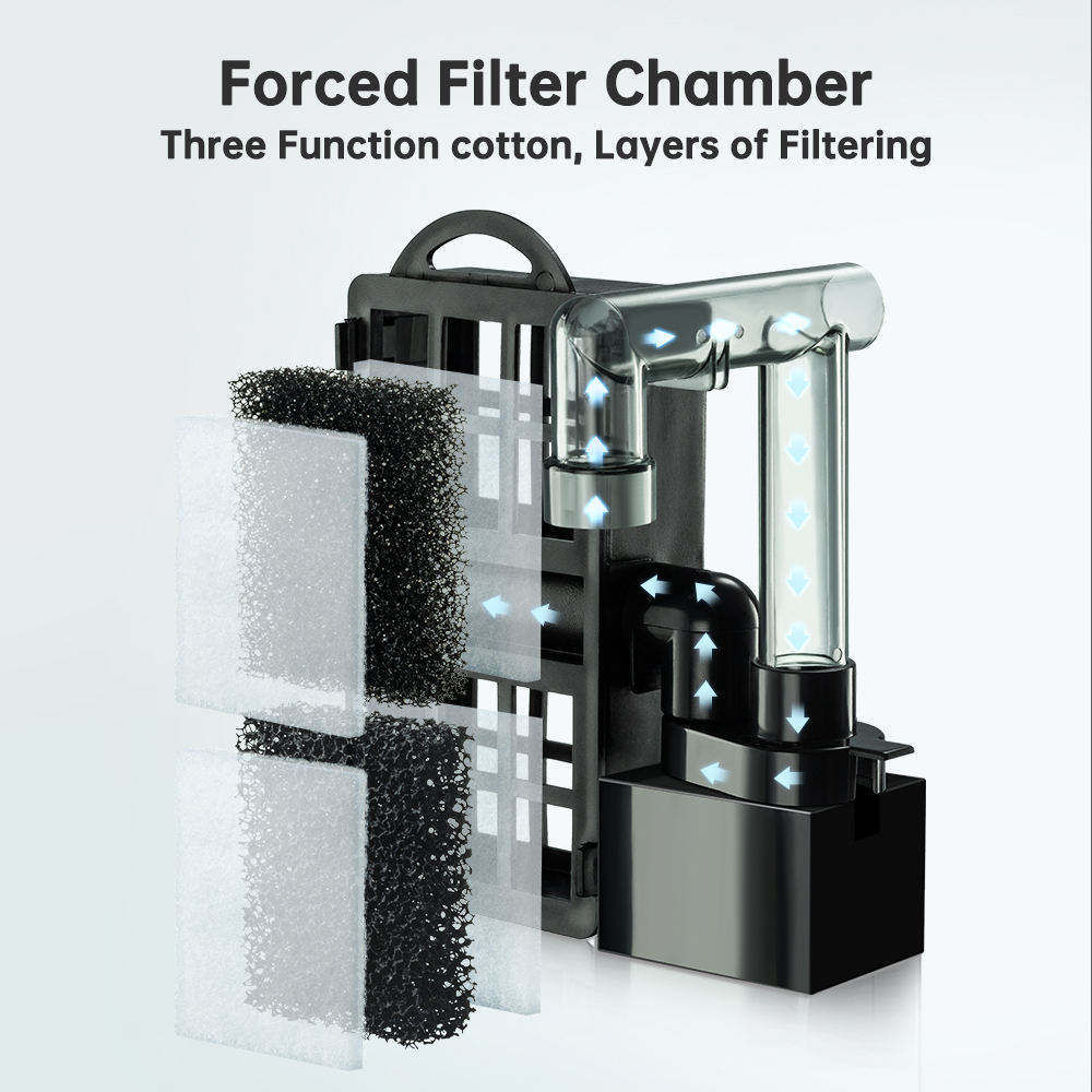 Aquarium Accessories External Filter Fish Tank Silent Hanging Filter