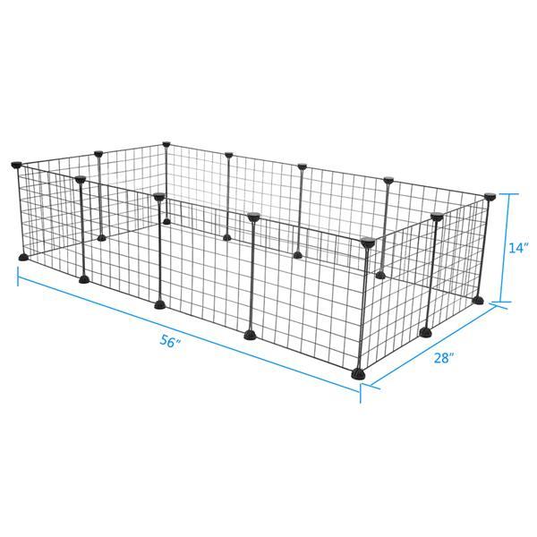 Mesh Material Fence 12 Piece Set