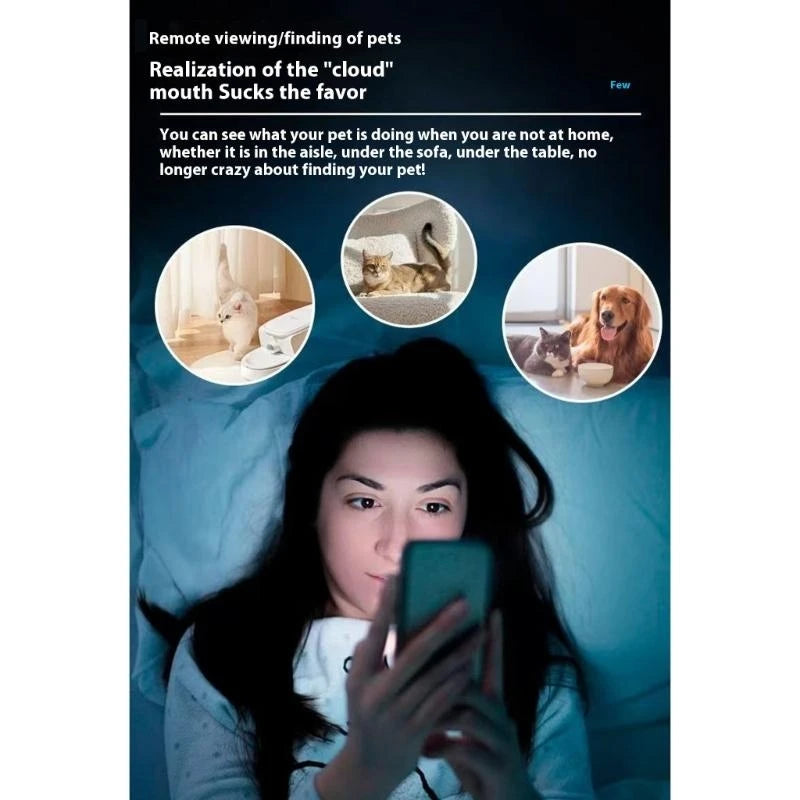 Advanced Real-Time Security Camera for Pets with 1080P Live Streaming and Two-Way Audio Communication