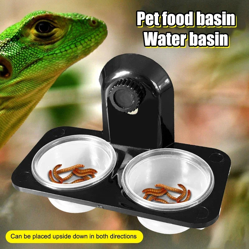 Reptile Terrarium Breeding Bowl - Ideal Feeding and Water Container for Spiders, Ants, Geckos, and Snakes