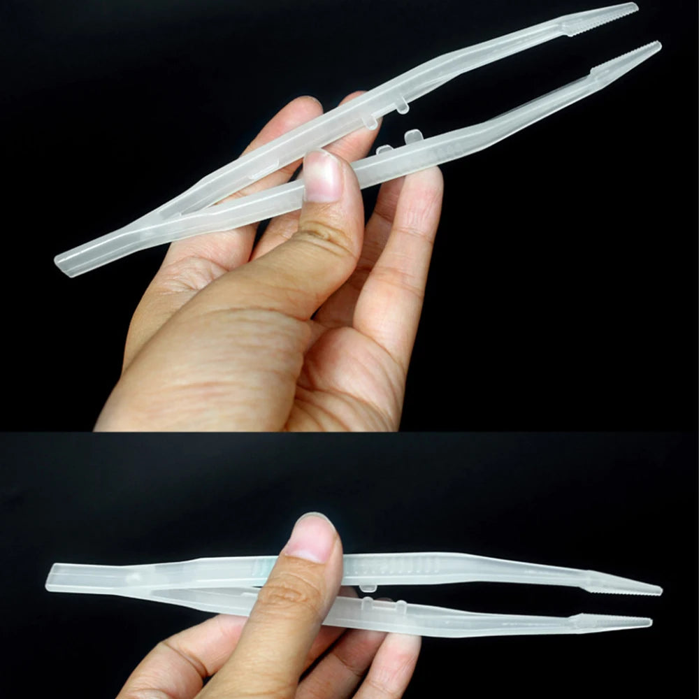 Noctilucent Tweezers for Reptile Care - Durable, Rust-Resistant Feeding and Cleaning Tools for Lizards, Geckos, Turtles, Snakes, and Spiders