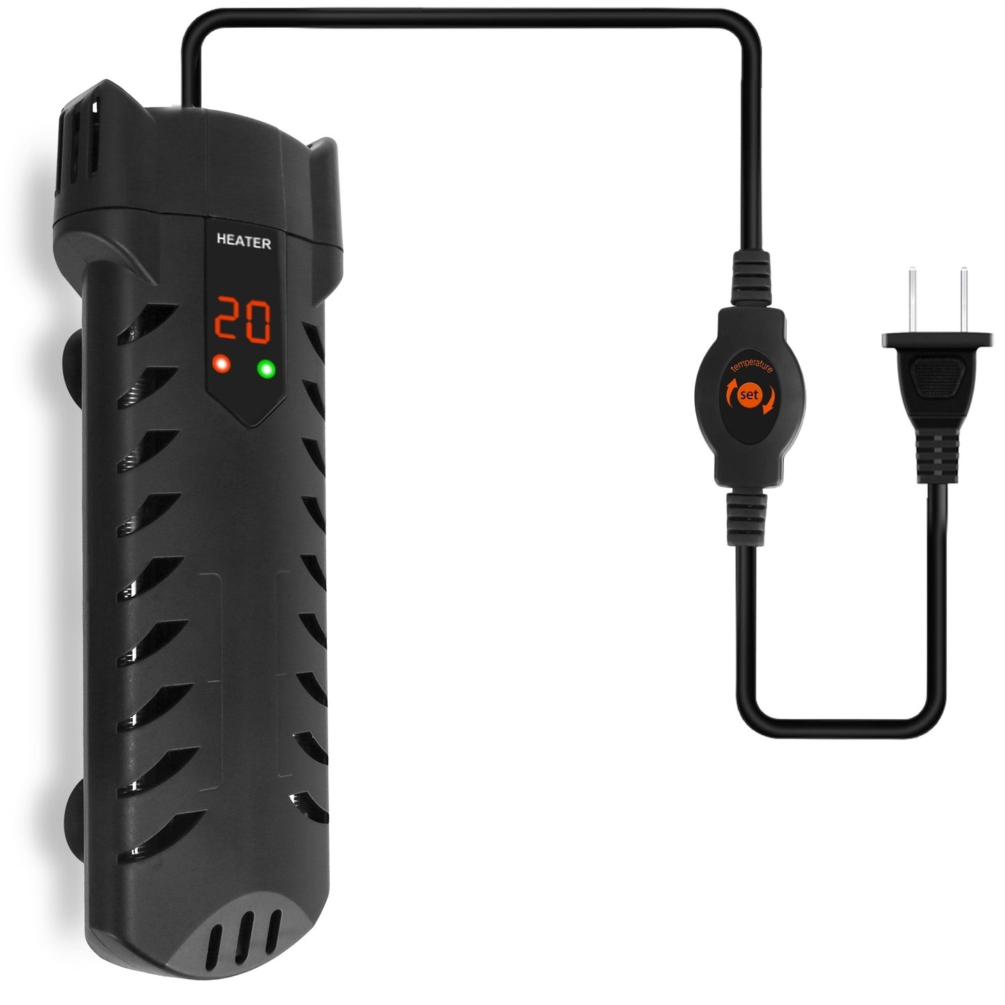 500W Submersible Aquarium Adjustable Temperature Fish Tank Heater & Thermostat