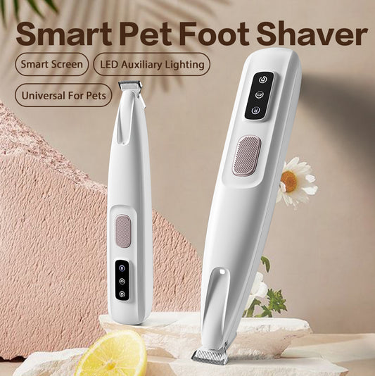 2025 Professional Cordless Rechargeable Pet Paw Trimmer - Waterproof Grooming Kit with LED for Precision Home Grooming