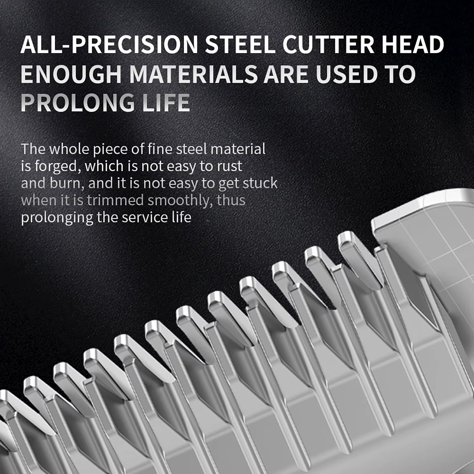 Premium Rechargeable Pet Hair Clipper - All-Metal Grooming Trimmer with Quiet Operation