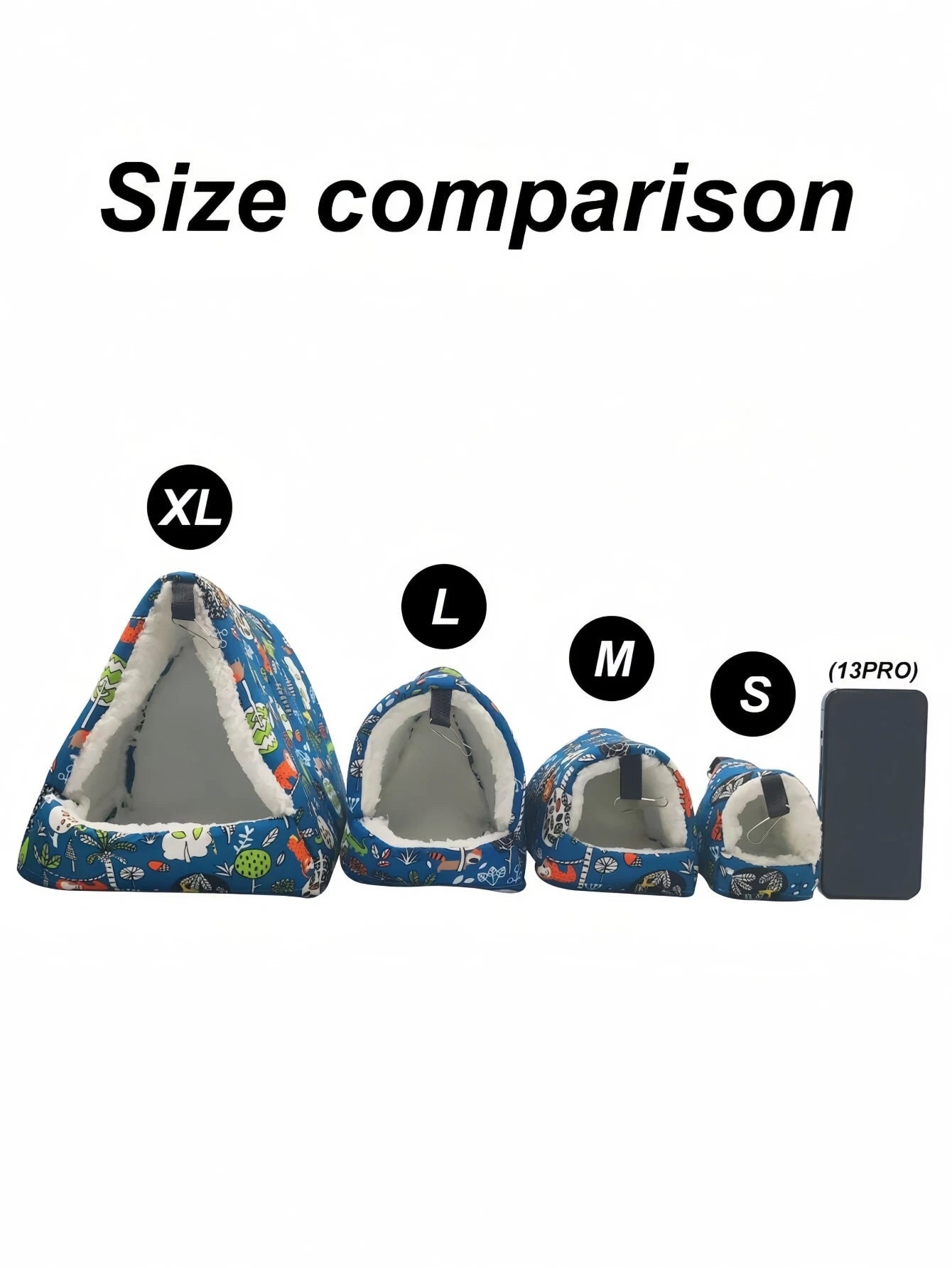 Premium Plush Birdcage Nest for Small Pets - Warm Winter Hanging Tent for Parrots in S/M/L/XL Sizes