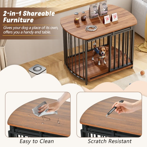 31.5 Furniture Style Dog Crate For Small And Medium Dogs