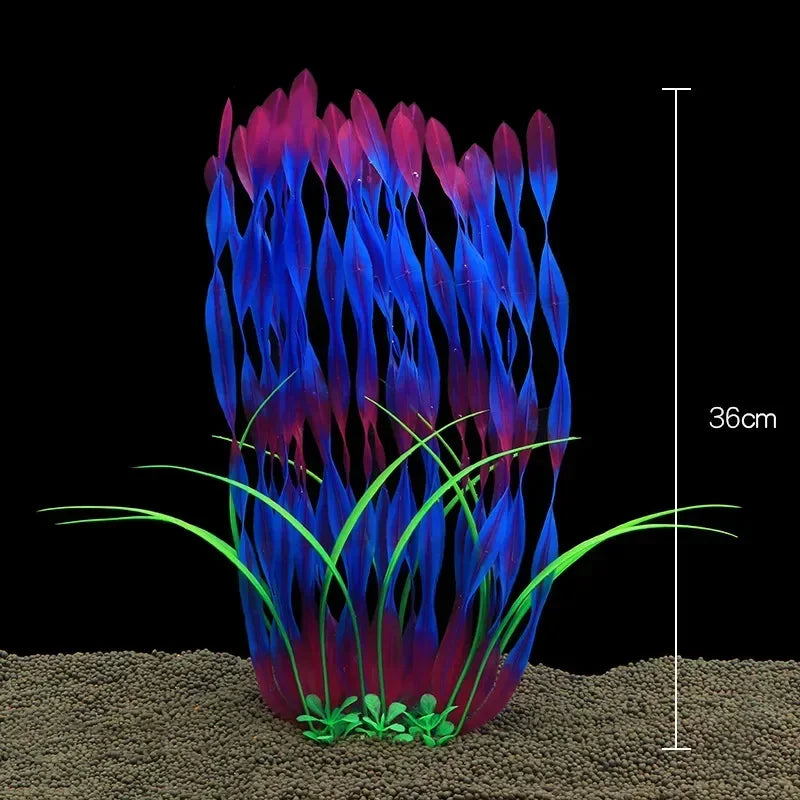 Artificial Aquatic Plant Decoration for Aquariums - Underwater Grass Accessories for Fish Tanks and Home Decor
